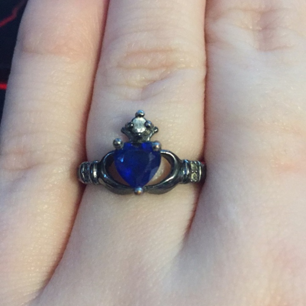 Sapphire promise ring